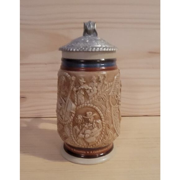 Avon Country & Western Music Ceramic Beer Stein 1994 New in Box - Picture 3 of 9